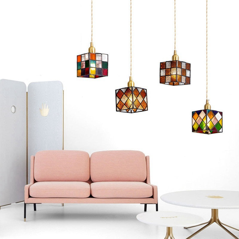 Hailie Retro LED Metaal Glas Hanglampen Slaapkamer Eetkamer