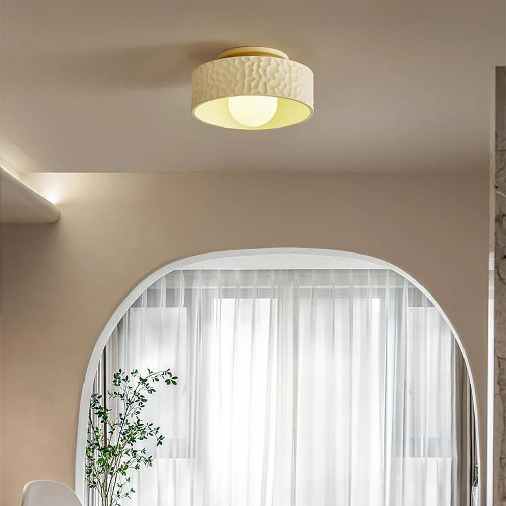 Carina Modern LED Plafondlamp Glas Slaapkamer Woonkamer