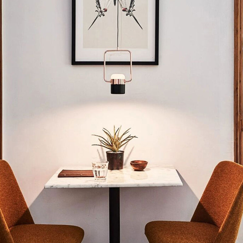 Morandi Moderne LED Hanglampen Zwart Wit Metaal Glas Eetkamer Slaapkamer