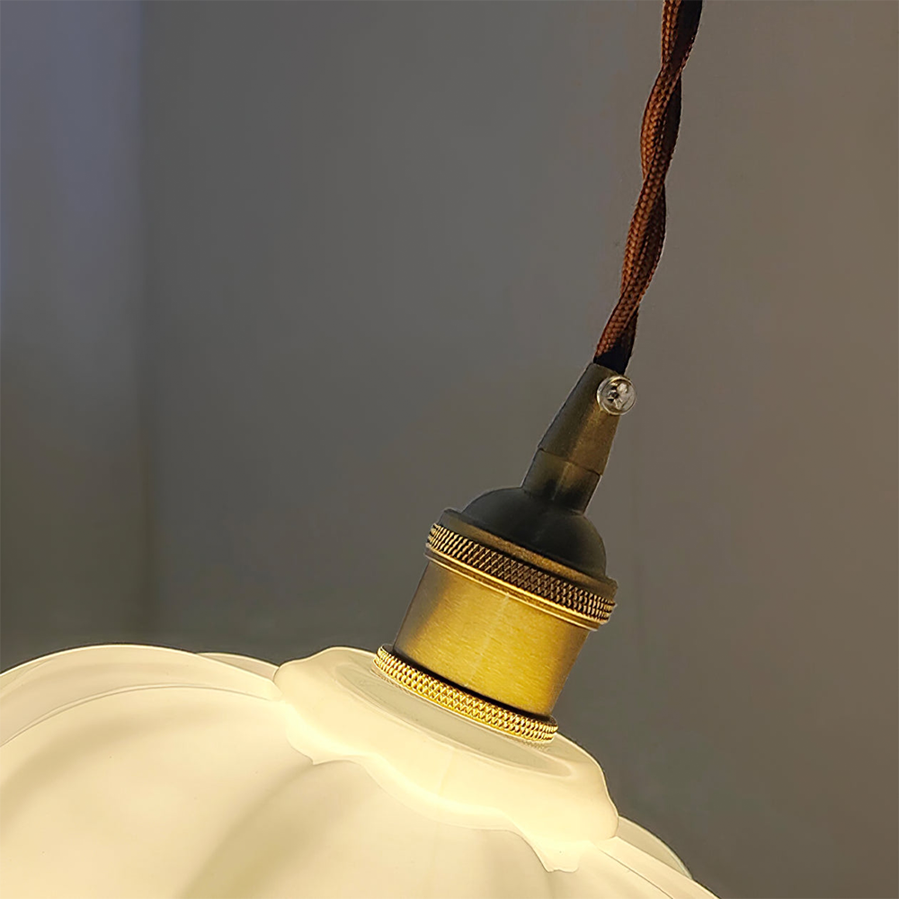 Lily Frans Bloemblaadje Hanglampen Metaal Glas Slaapkamer Woonkamer