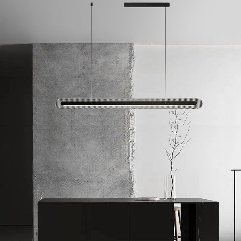 Evette Moderne LED Hanglampen Zwart Metaal Acryl Eetkamer Slaapkamer