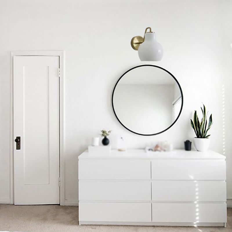 Lily Moderne Design LED Wandlamp Koepelvorm Metaal/Glas Slaapkamer/Woonkamer