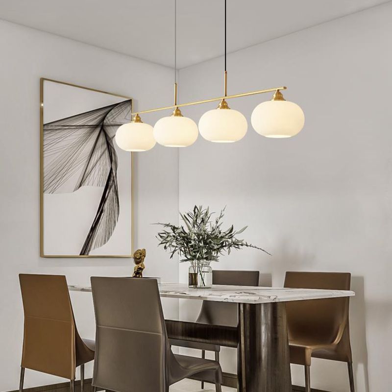Hailie Retro Grote Plafondlamp Zwart Wit Metaal Woonkamer Keuken