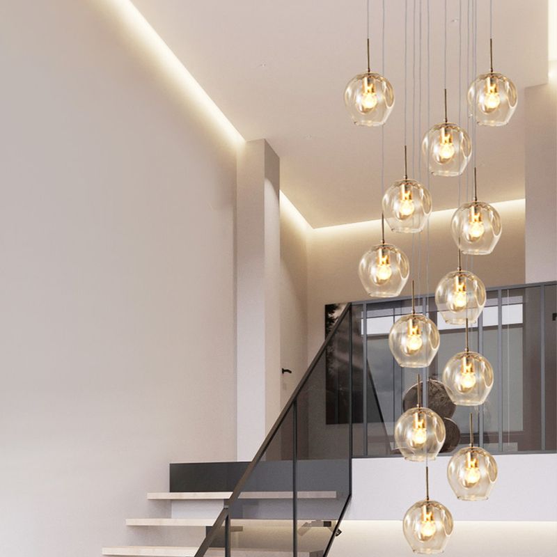 Hailie Moderne Design LED Kroonluchter Metaal Glas Goud Woonkamer