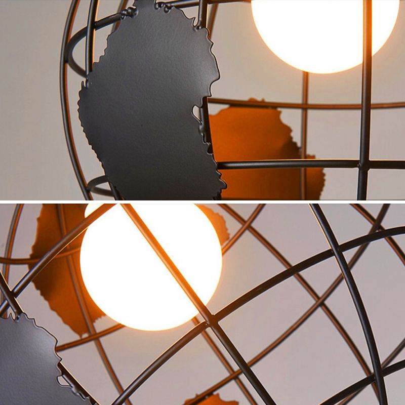 Sterling Industriele LED Hanglamp Zwart/Wit Metaal Eettafel Woonkamer
