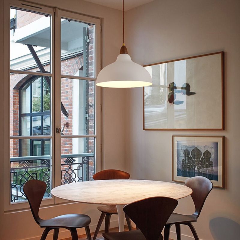 Morandi Moderne LED Hanglamp Kap Metaal Zwart/Wit Slaap/Woon/Eetkamer