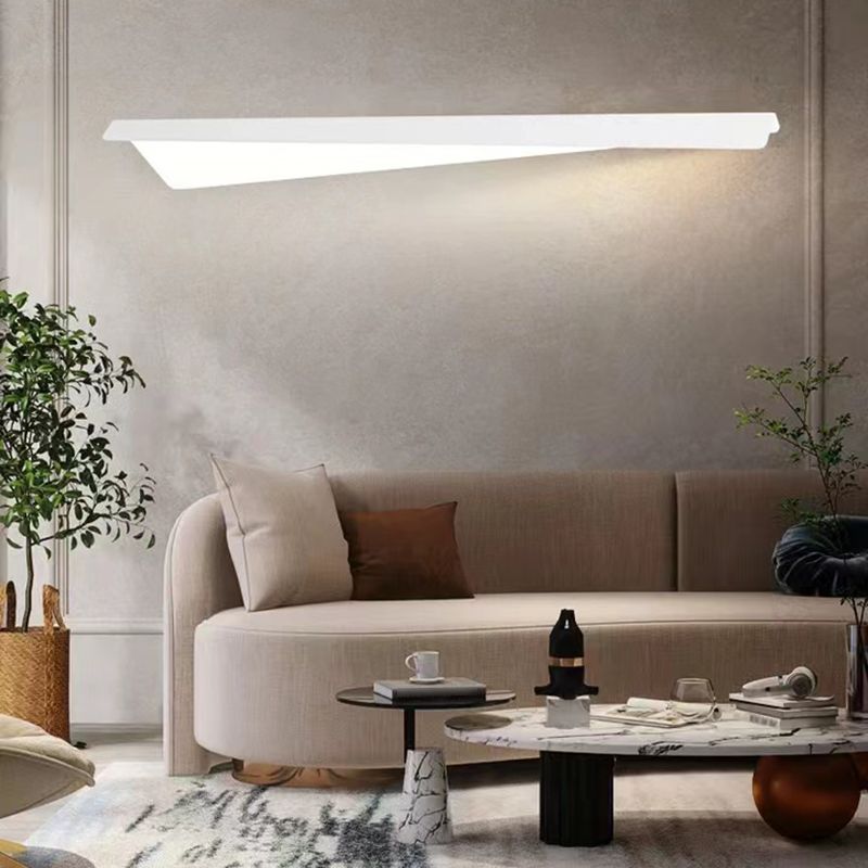 Leigh Moderne Design Vouw Wandlamp Metaal Wit Slaapkamer/Eetkamer/Woonkamer