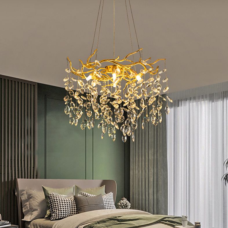 Marilyn Industrie Design LED Kroonluchters Gouden Metaal Woonkamer Eetkamer