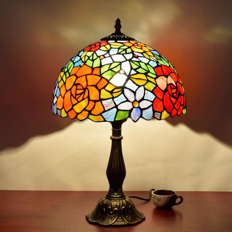 Valerio Vintage LED Tafellamp Slaap/Kinder/Babykamer Metaal/Glas