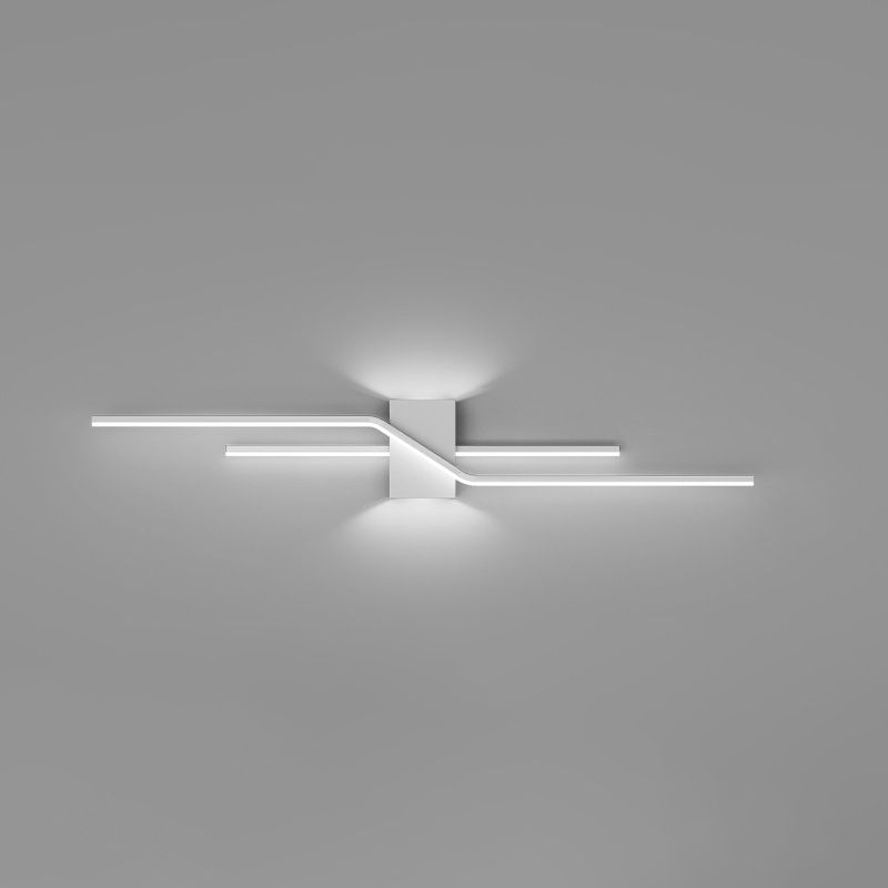 Arthur Industriele LED Wandlamp Zwart/Wit Metaal Woon/Slaapkamer