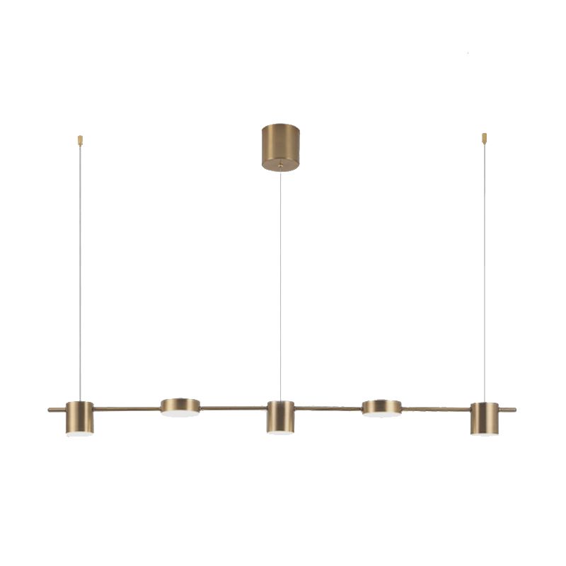 Leigh Moderne LED Hanglampen Metaal Zwart/Goud Woonkamer Keuken