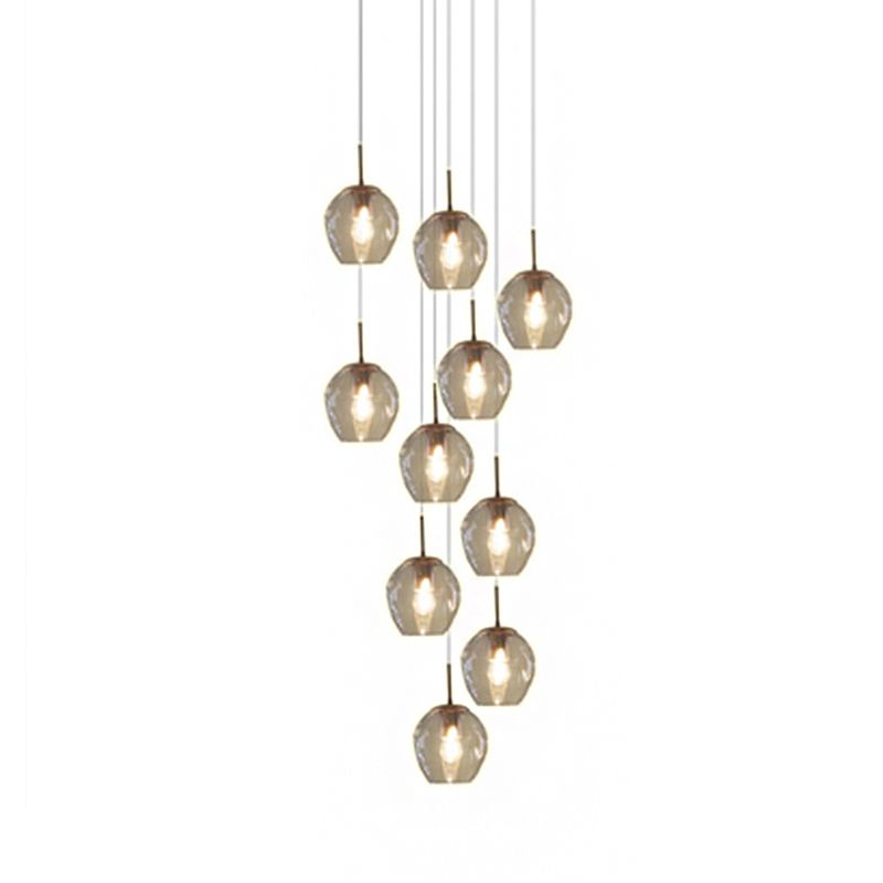 Hailie Moderne Design LED Kroonluchter Metaal Glas Goud Woonkamer