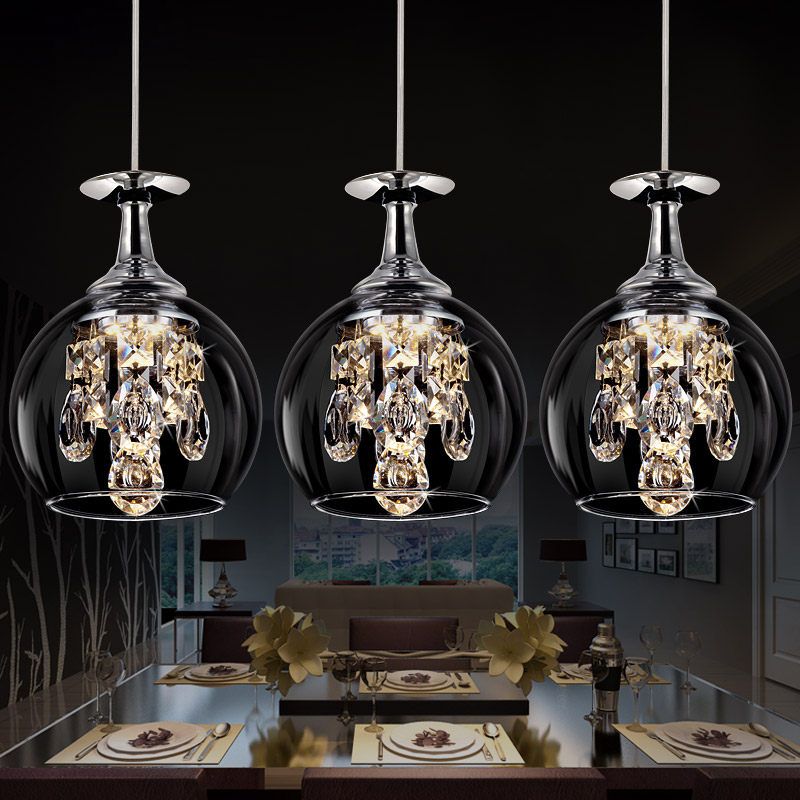 Kristy Moderne Design LED Hanglamp Kristal/Metaal Woonkamer Keuken
