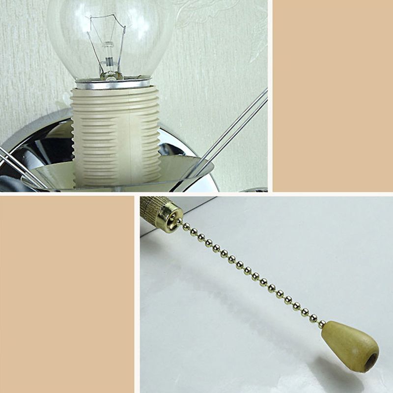 Kristy Moderne Cilinder LED Wandlamp Metaal/Crystal Goud/Chroom Slaap/Woon/Badkamer