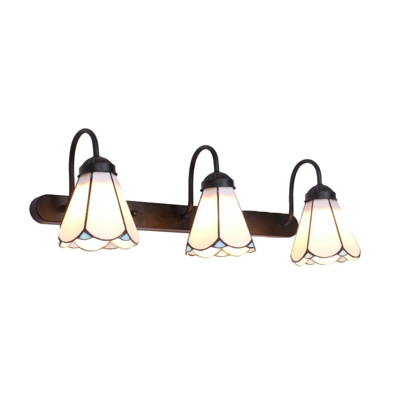 Sirena Vintage Bloemvormige Slaapkamer Wandlampen Metaal Glas