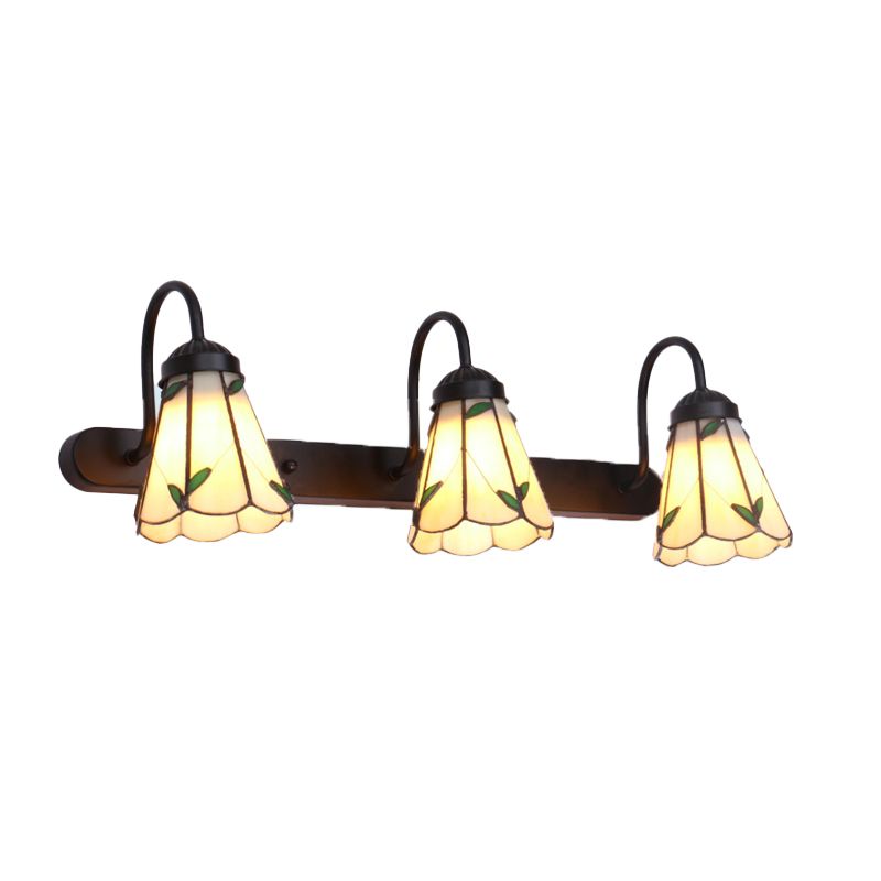 Sirena Vintage Bloemvormige Slaapkamer Wandlampen Metaal Glas