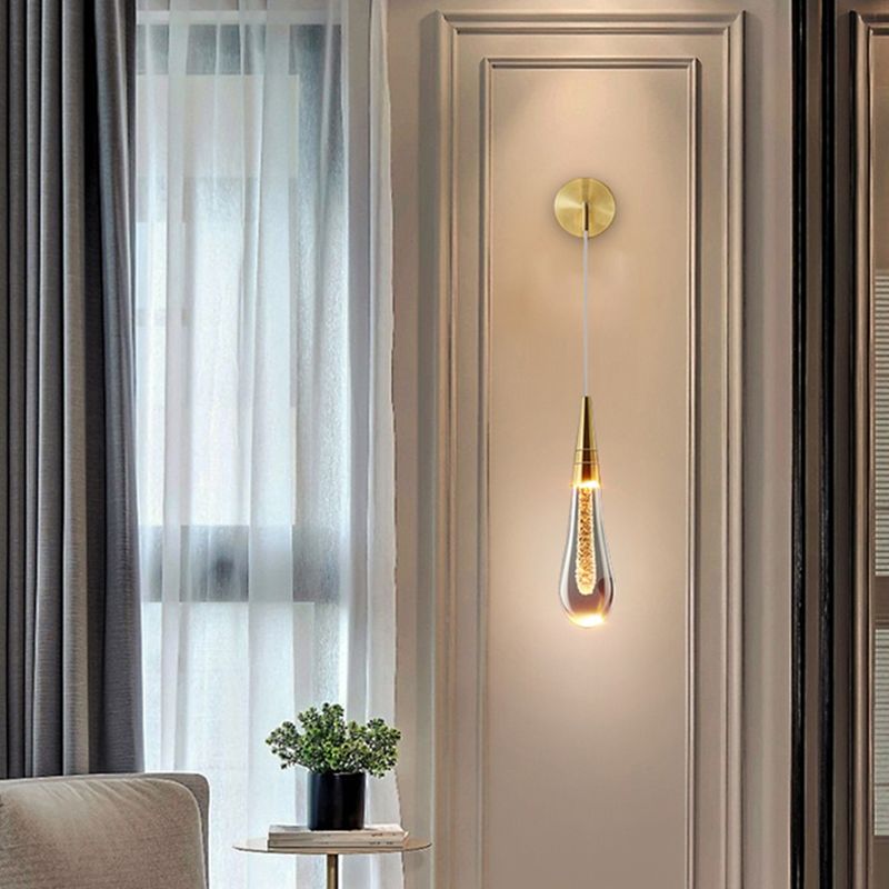Marilyn Kleine Vintage LED Wandlamp Zwart Goud Metaal Slaapkamer