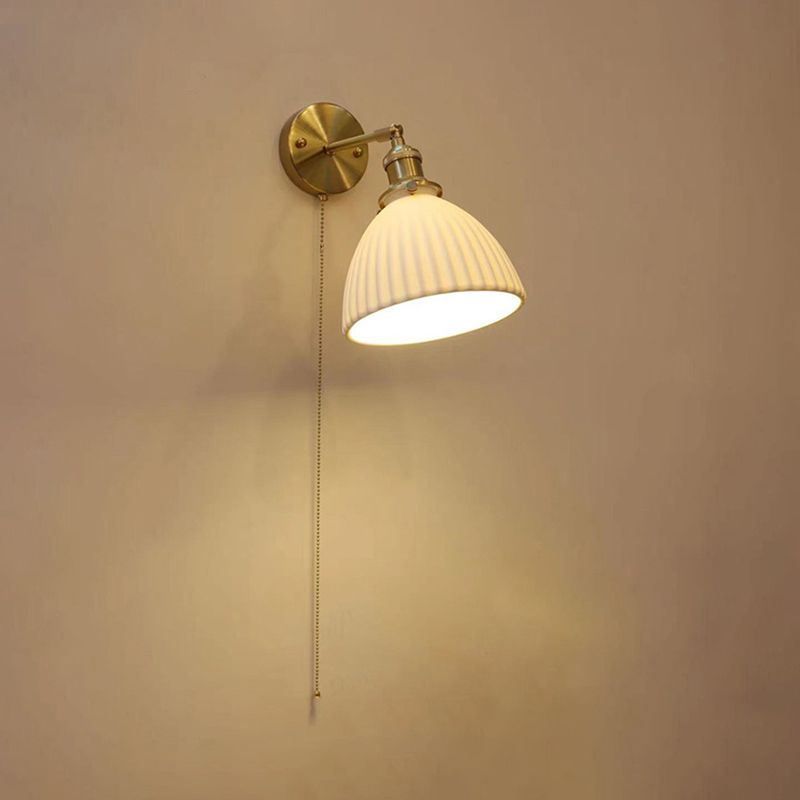 Lottie Modern Rimpels Scandinavisch Dressoir Wandlamp Metaal/Steen Slaapkamer/Eetkamer/Woonkamer