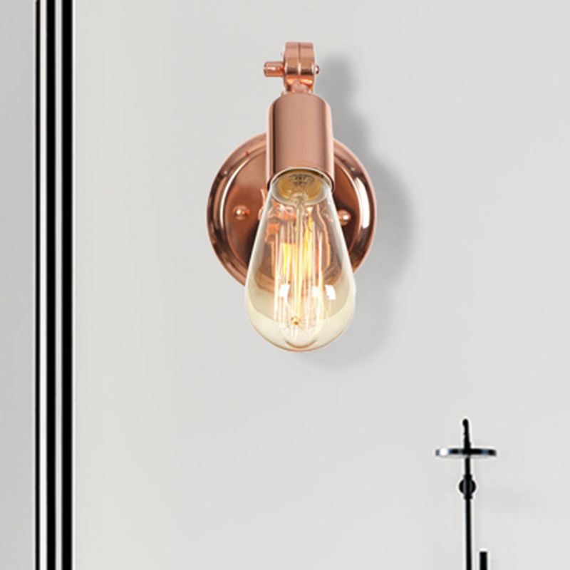 Valerio Wall Lamp Bulb Wooden Adjustable Makeup Gold, Living Room