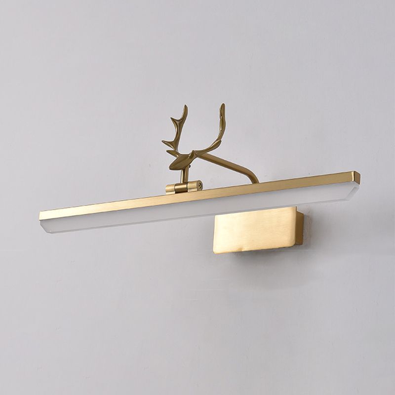 Leigh Vintage Industriele LED Wandlamp Zwart/Wit/Goud Woon/Slaap/Badkamer Metaal
