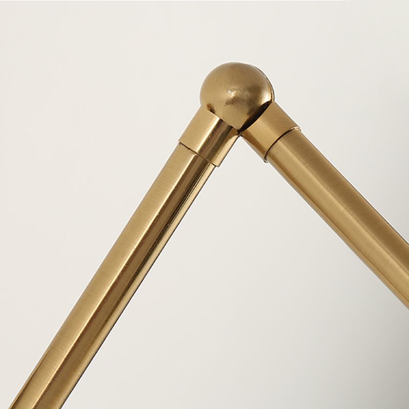 Orsini Industrieel Swing LED Wandlamp Zwart/Goud Metaal Woonkamer