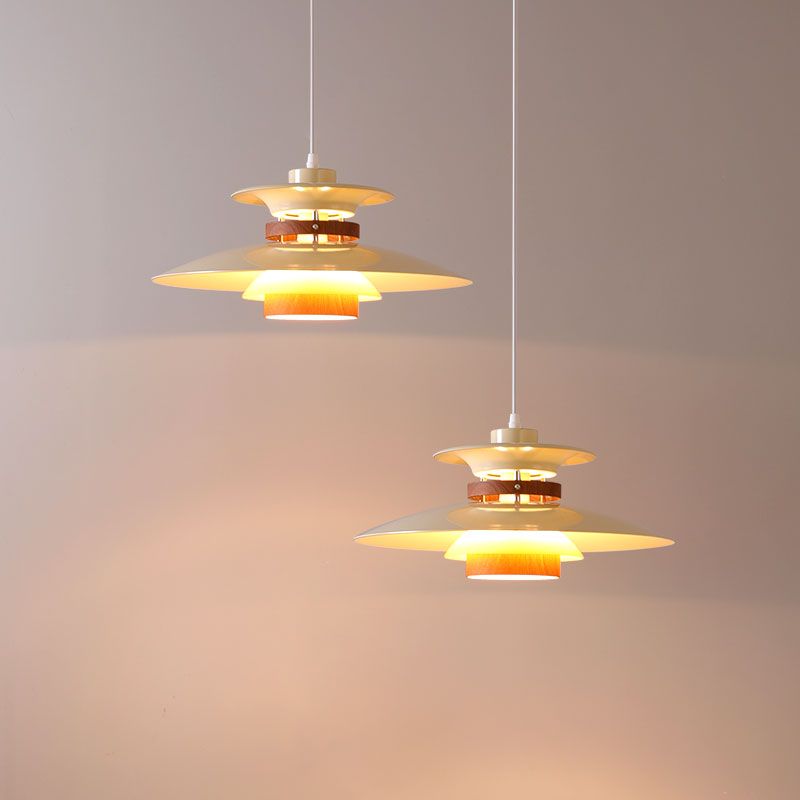 Morandi Minimalistisch LED Hanglamp Metaal Witte Woonkamer Keuken