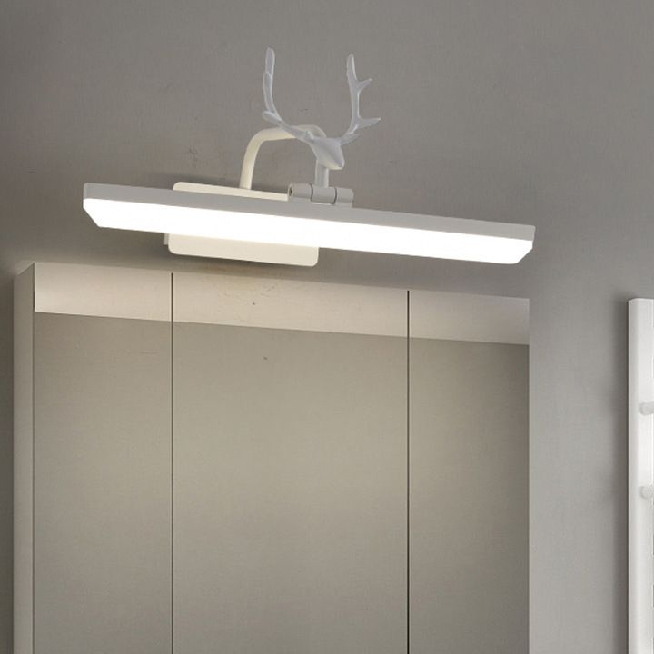 Leigh Vintage Industriele LED Wandlamp Zwart/Wit/Goud Woon/Slaap/Badkamer Metaal