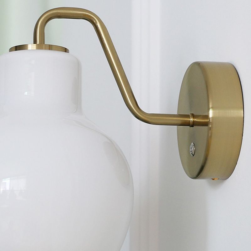 Lily Moderne Design LED Wandlamp Koepelvorm Metaal/Glas Slaapkamer/Woonkamer