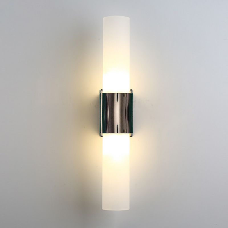 Leigh Moderne Cilinder LED Wandlamp Metaal/Glas Zwart/Goud Slaap/Woon/Badkamer