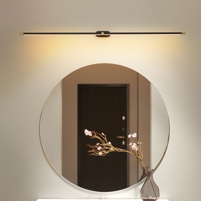 Leigh Moderne Lineair Badkamer Wandlamp Zwart Goud Wit Metaal Woonkamer