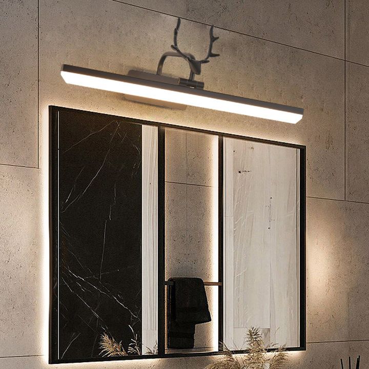 Leigh Vintage Industriele LED Wandlamp Zwart/Wit/Goud Woon/Slaap/Badkamer Metaal