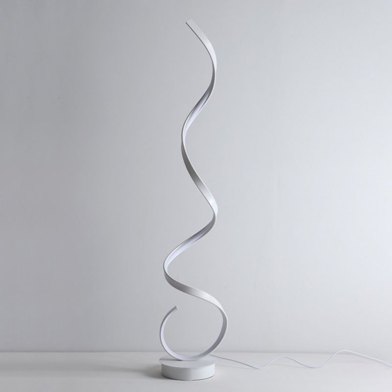 Louise Moderne Steamline Minimalistische Lineaire Vloerlamp Wit/Zwart Eetkamer/Woonkamer/Kelder/Hal