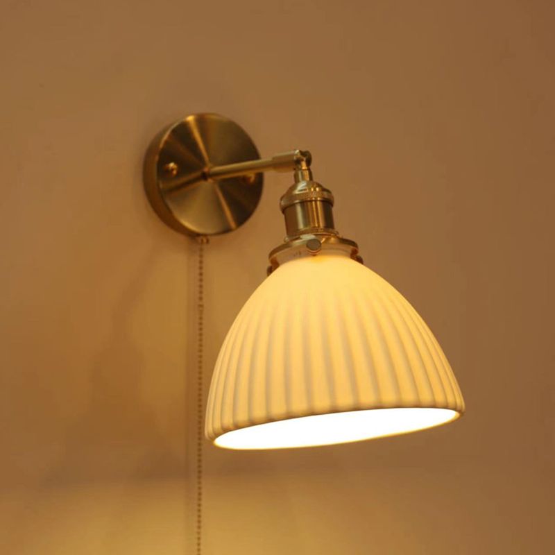 Lottie Modern Rimpels Scandinavisch Dressoir Wandlamp Metaal/Steen Slaapkamer/Eetkamer/Woonkamer