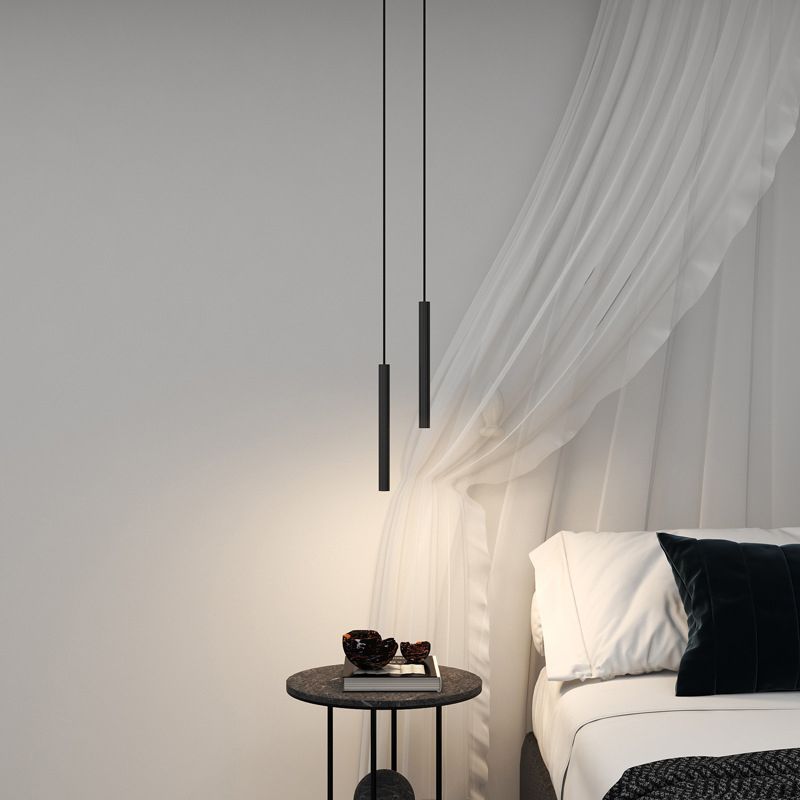 Sanna Kleine LED Hanglamp Zwart Wit Metaal Woonkamer Eetkamer