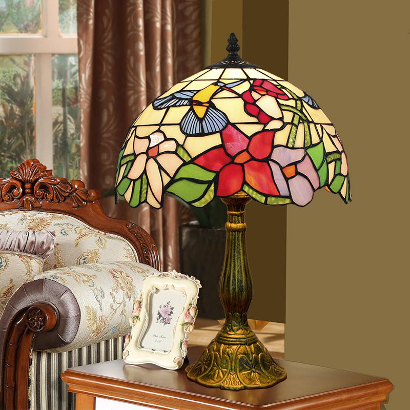 Valerio Vintage LED Tafellamp Slaap/Kinder/Babykamer Metaal/Glas