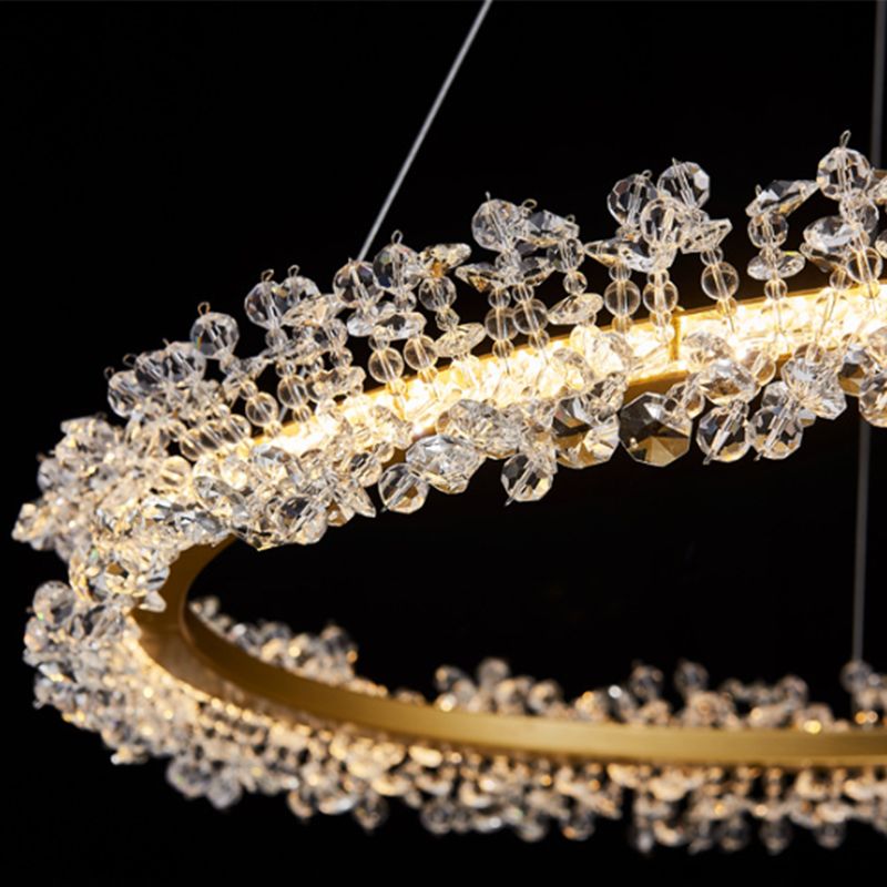 Kristy Industriele LED Hanglamp Goud Woon/Slaapkamer Kristal&Metaal