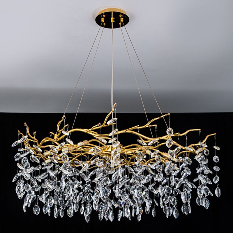 Marilyn Industrie Design LED Kroonluchters Gouden Metaal Woonkamer Eetkamer
