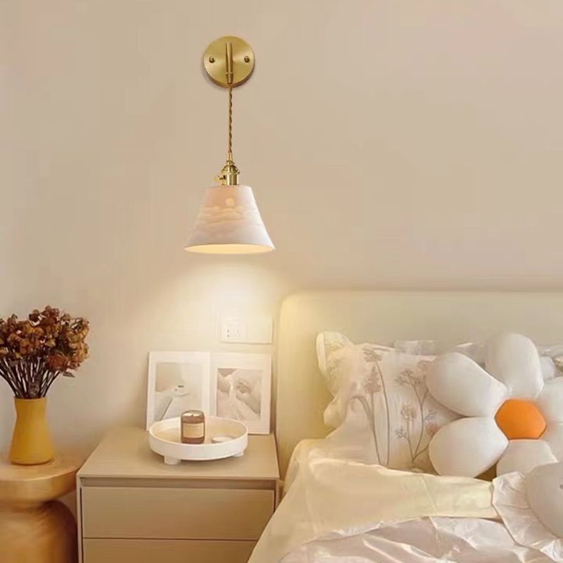 Lottie Moderne Design Kegel Wandlamp Metaal/Keramiek Slaapkamer/Eetkamer/Woonkamer