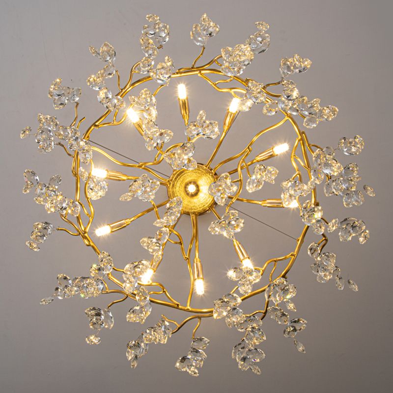 Marilyn Industrie Design LED Kroonluchters Gouden Metaal Woonkamer Eetkamer