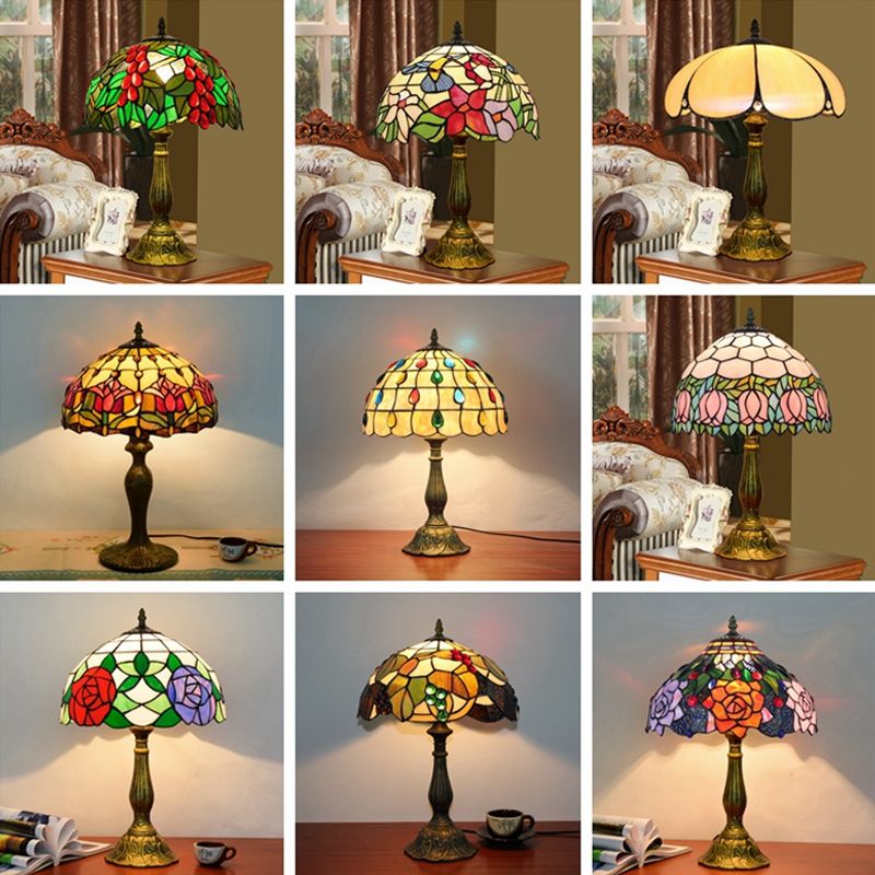 Valerio Vintage LED Tafellamp Slaap/Kinder/Babykamer Metaal/Glas
