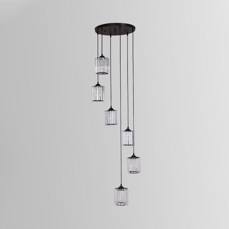 Kristy Moderne Design LED Kroonluchter Glas Metaal Woonkamer