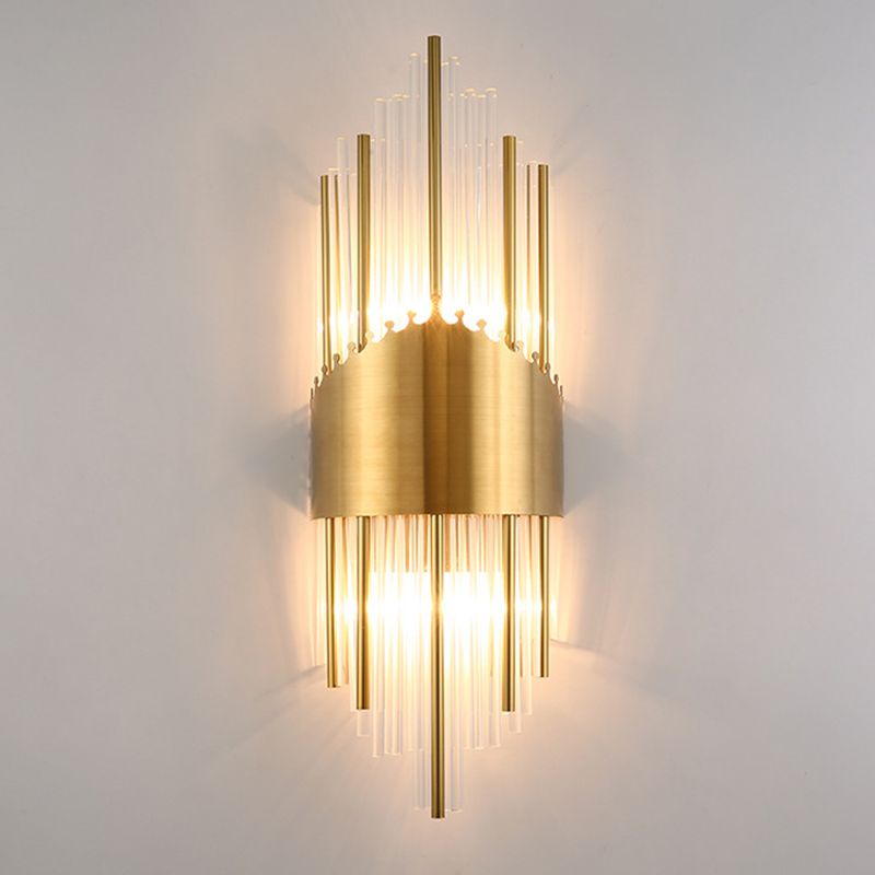 Kristy Luxe Design LED Wandlamp Glass Goud Slaapkamer Woonkamer