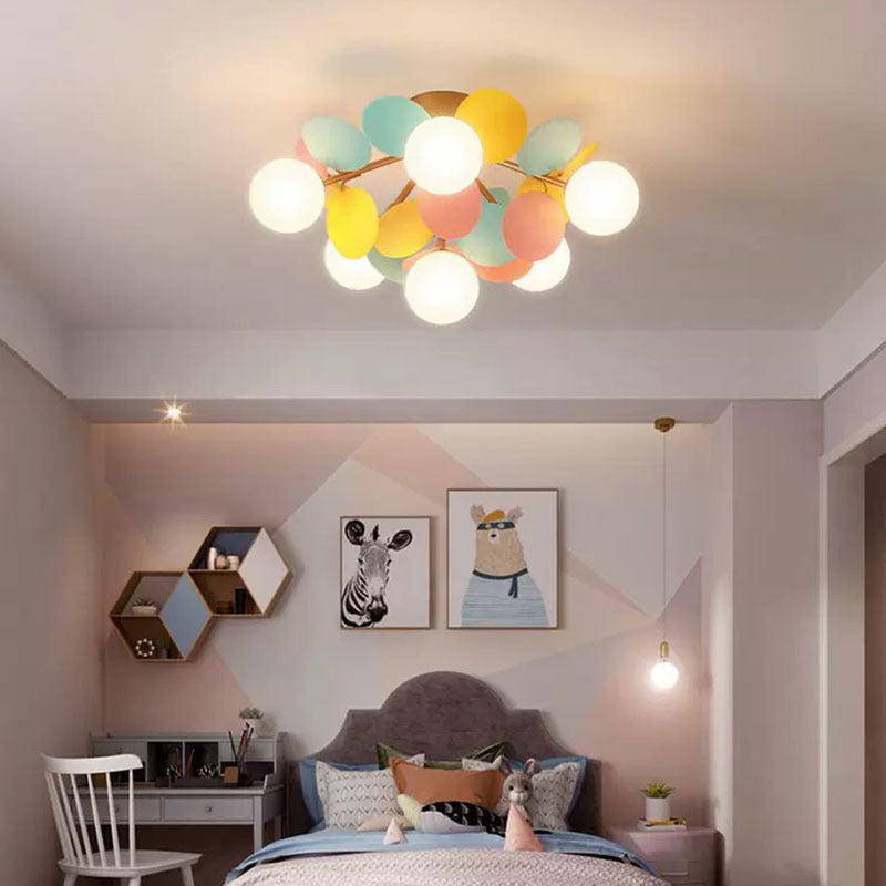 Jevon Design LED Plafondlamp Metaal/Acryl Kleur Slaap/Woon/Kinderkamer