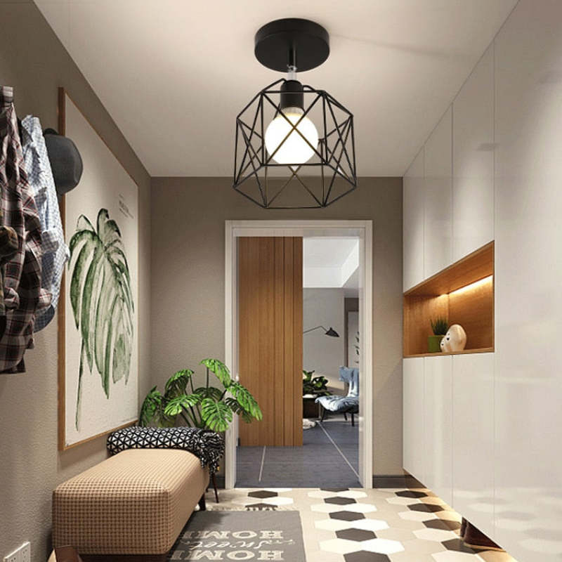 Herbert Design LED Zwart Wit Metaal Eetkamer Slaapkamer Woonkamer