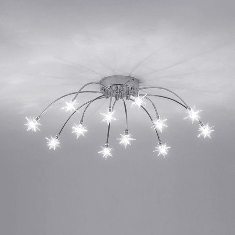Madina Moderne Design LED Plafondlamp Metaal Glas Woonkamer Keuken