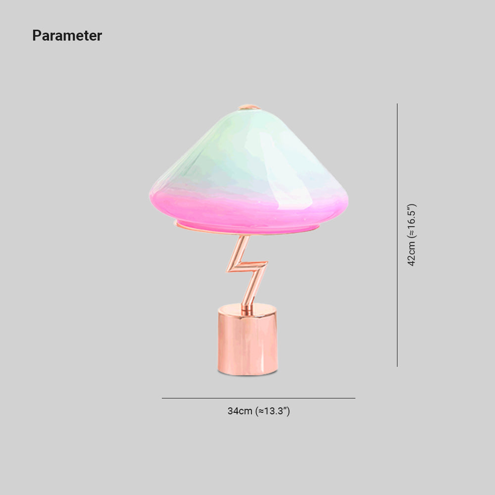 Morandi Moderne LED Tafellamp Glas Metaal Studiezaal Woonkamer