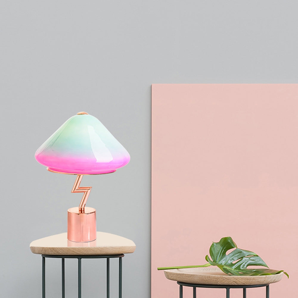Morandi Moderne LED Tafellamp Glas Metaal Studiezaal Woonkamer
