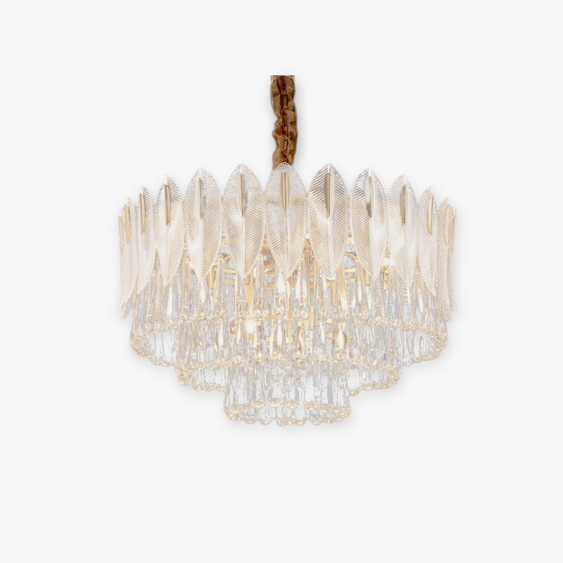 Marilyn Luxe Veerkracht Kroonluchter Metaal Kristal Woonkamer Eetkamer