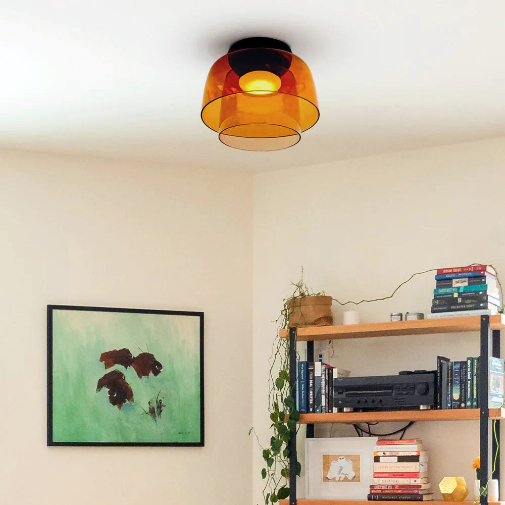 Morandi Moderne Creatieve Glas Plafondlamp Woonkamer