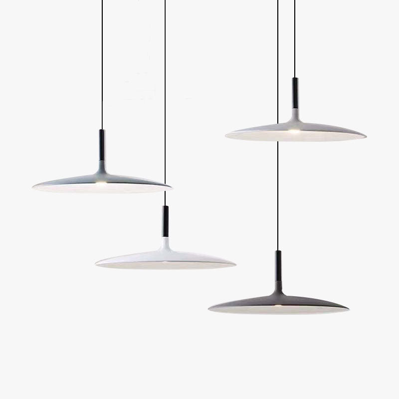 Morandi Moderne LED Hanglampen Wit Metaal Woonkamer Eetkamer Pan